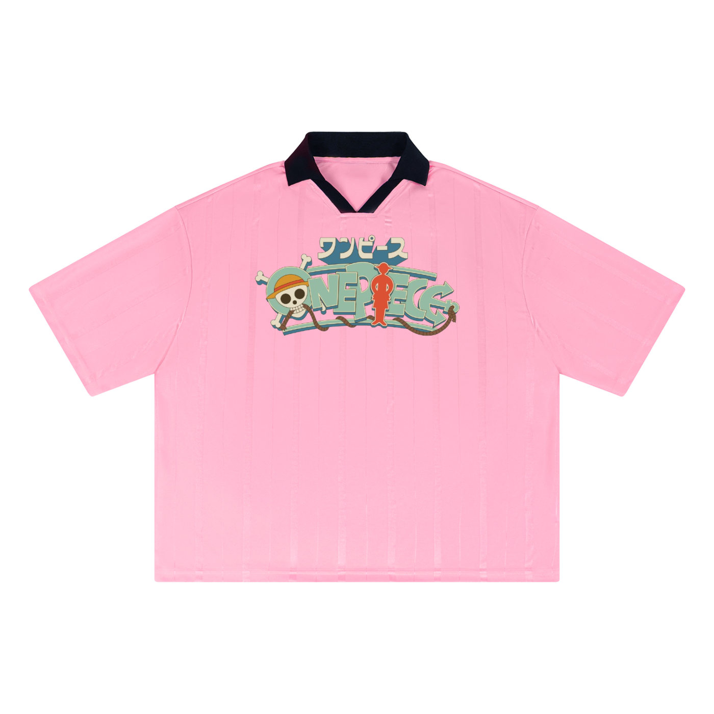 Unisex Striped Boxy Soccer Jersey