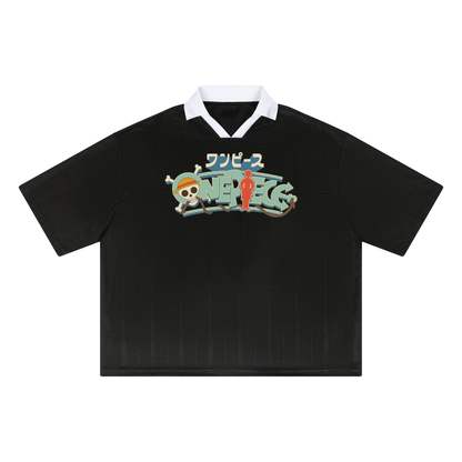 Unisex Striped Boxy Soccer Jersey
